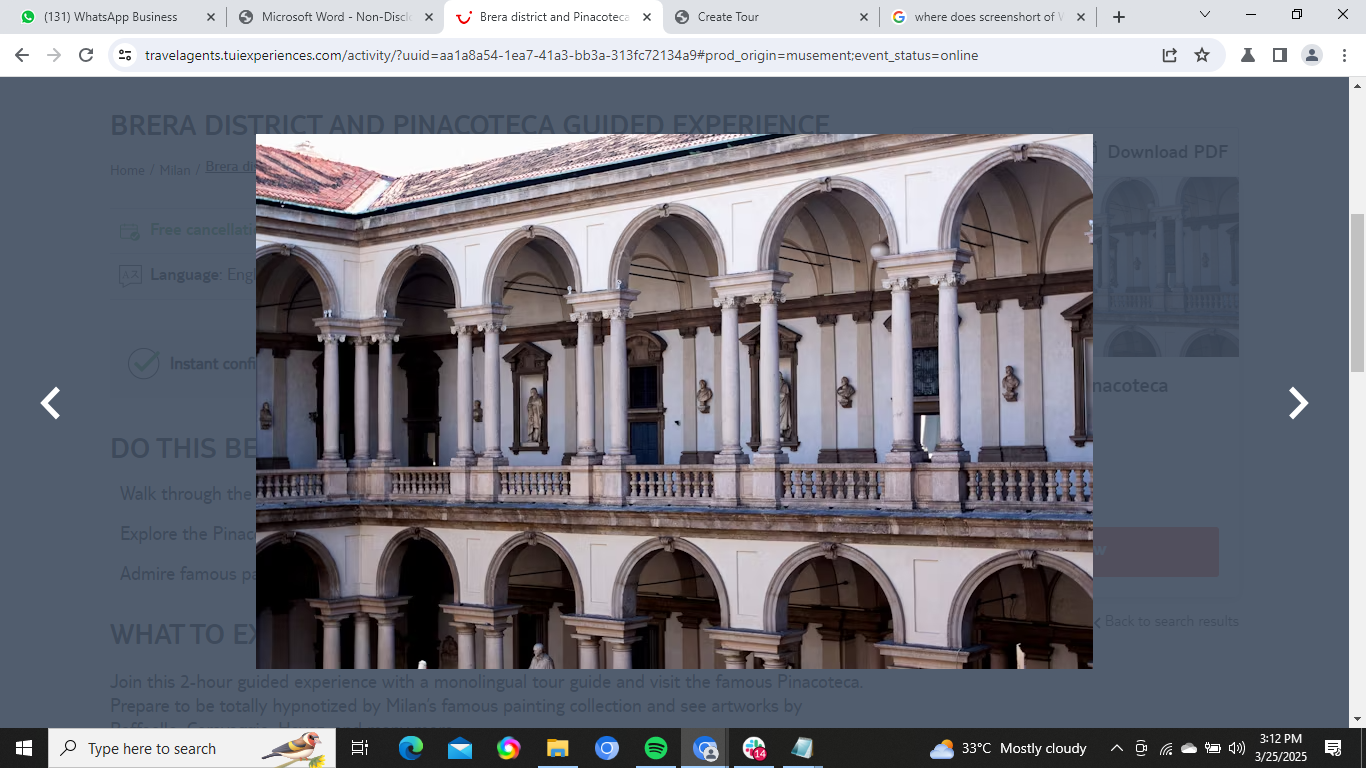 Brera district and Pinacoteca guided experience - Image 2